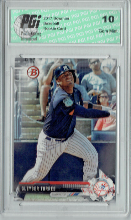 Gleyber Torres 2017 Bowman #BD-200 Rookie Card PGI 10