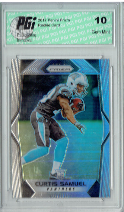 Curtis Samuel 2017 Panini Prizm #221 Refractor Rookie Card PGI 10