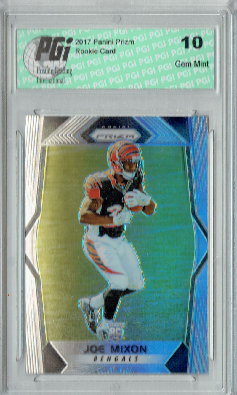 Joe Mixon 2017 Panini Prizm #261 Refractor Rookie Card PGI 10
