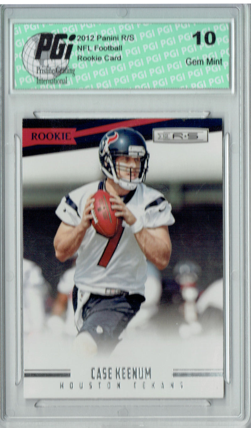 Case Keenum 2012 Rookies Stars #159 Rookie Card PGI 10