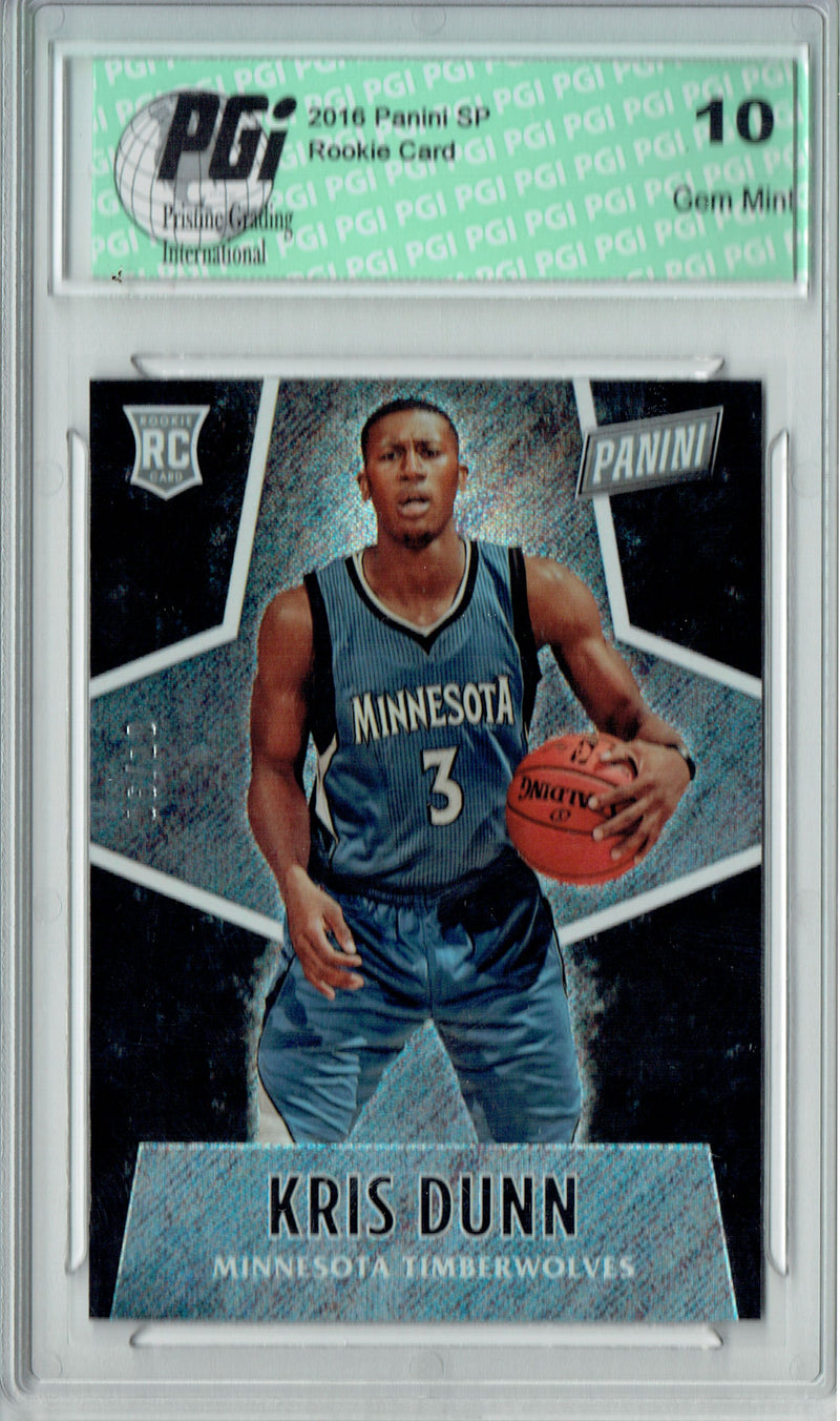 Kris Dunn 2016 Panini #53 Glitter SP, 10 Made Rookie Card PGI 10