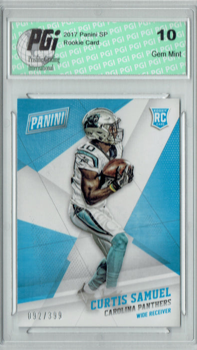 Curtis Samuel 2017 Panini Black Friday #54 Only 399 Made Rookie Card PGI 10