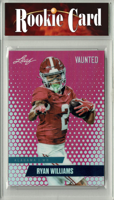 Certified Mint+ Ryan Wlliams 2024 Leaf Vaunted Metal #VM-15 Pink 10 Made Rookie Card Alabama