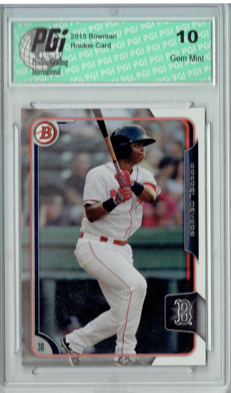 Rafael Devers 2015 Bowman #106 Rookie Card PGI 10
