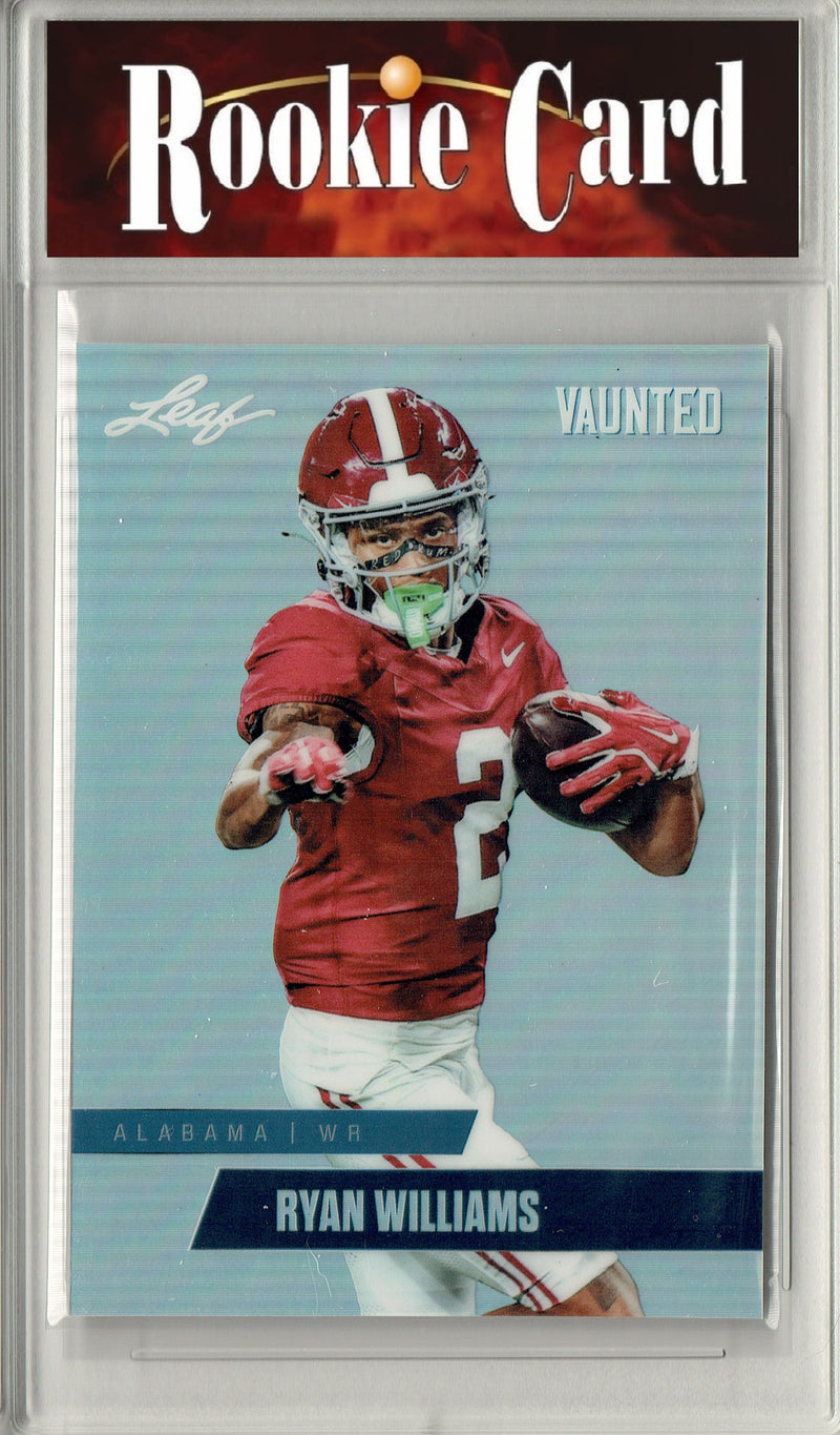 Ryan Williams Rookie Card Alabama Football Trading Card 2024 Leaf Vaunted Metal #VM-15 Silver 25 Made  Certified Mint+