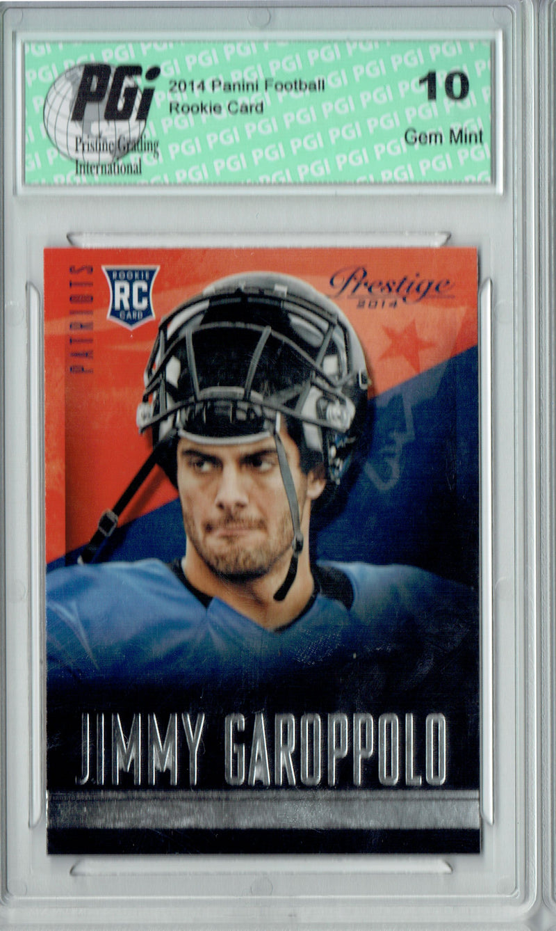 Jimmy Garoppolo 2014 Prestige #252 Rookie Card PGI 10