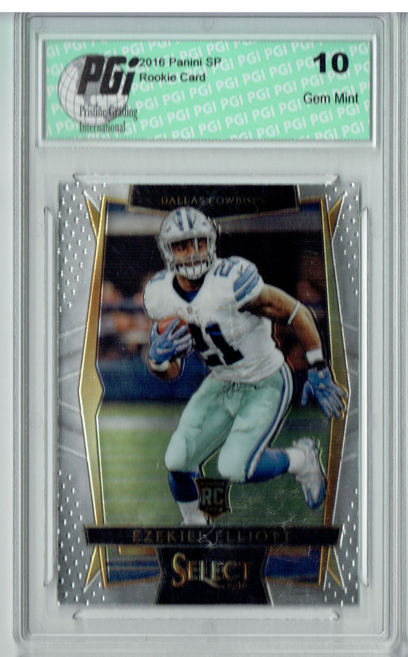 Ezekiel Elliott 2016 Select #82 Rookie Card PGI 10