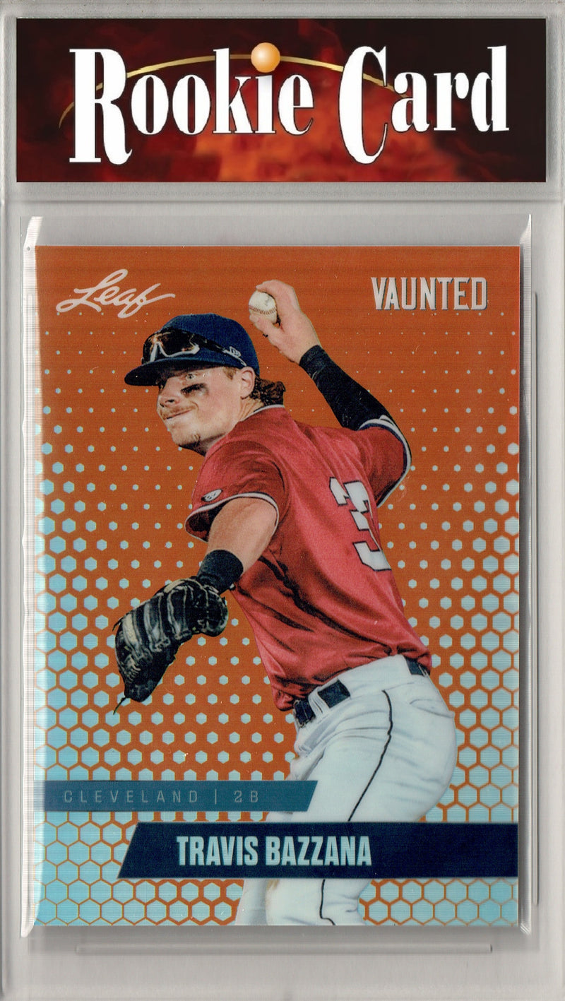 Certified Mint+ Travis Bazzana 2024 Leaf Vaunted Metal #VM-17 Orange Only 3 Made Rookie Card Cleveland Guardians