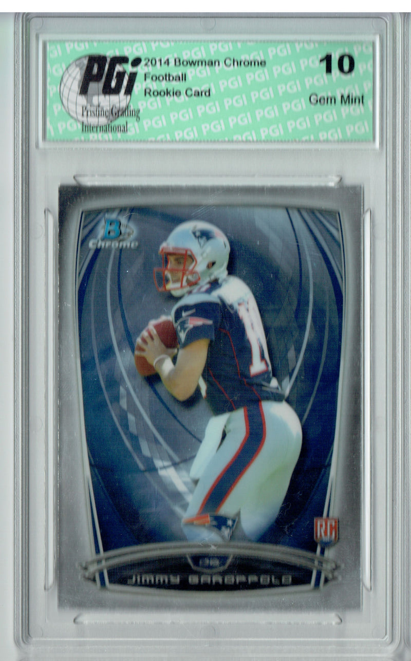 Jimmy Garoppolo 2014 Bowman Chrome #175 Rookie Card PGI 10