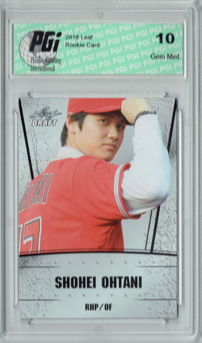 Shohei Ohtani 2018 Leaf Rookie Cards 7-Card Bundle PGI 10