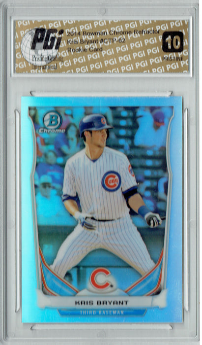 Kris Bryant 2014 Bowman Chrome Refractor #CTP-62 PRISTINE Rookie Card PGI 10