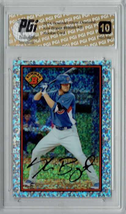 Kris Bryant 2014 Bowman Silver Diamond #89BIB-KB PRISTINE Rookie Card PGI 10