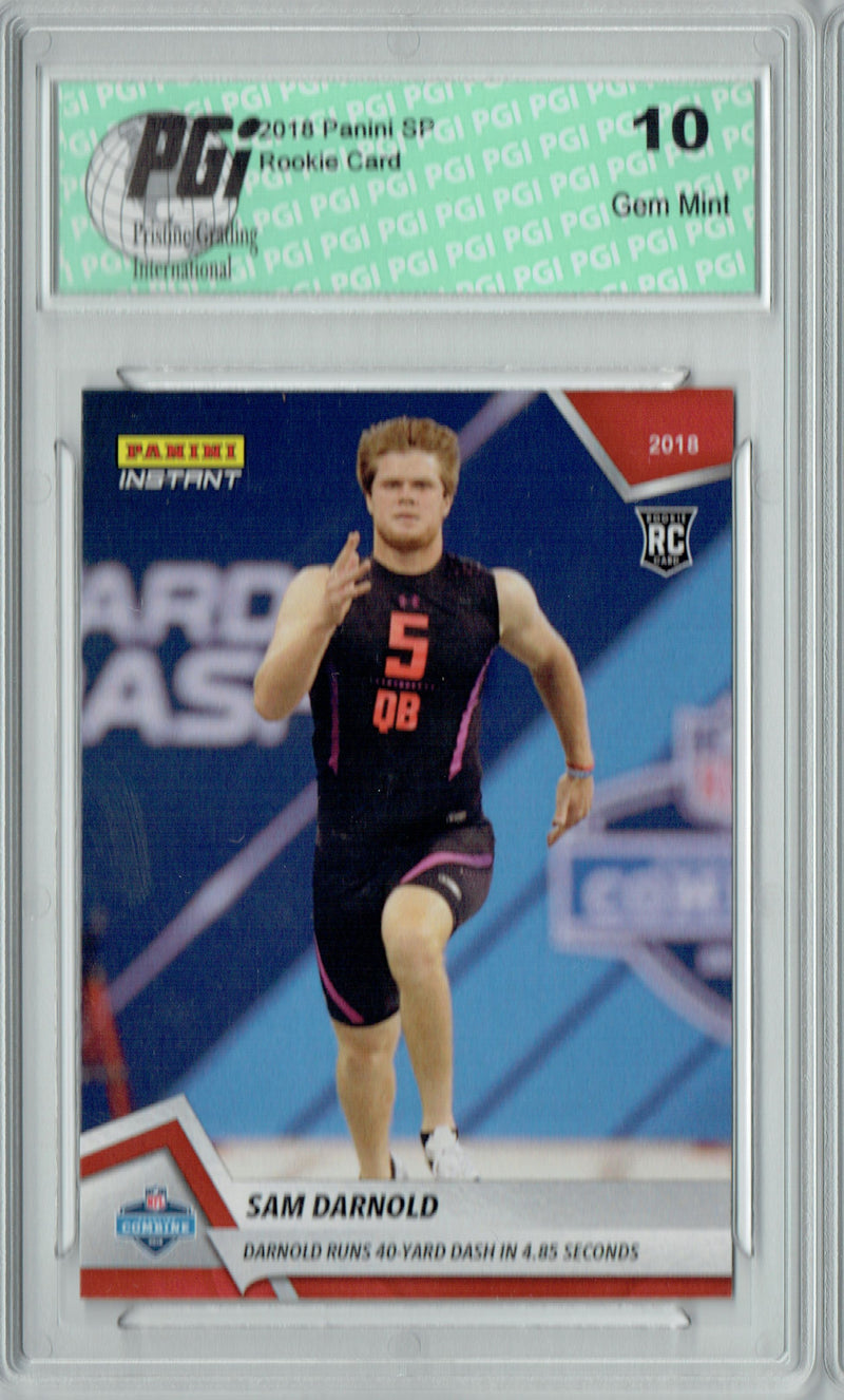 Sam Darnold 2018 Panini Instant #3 Only 467 Made Rookie Card PGI 10