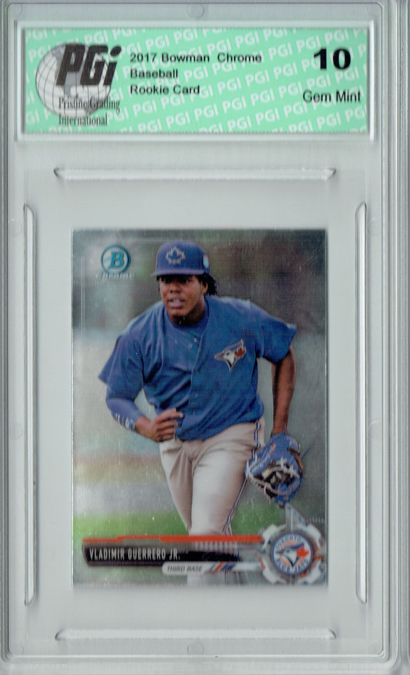 Vladimir Guerrero Jr. 2017 Bowman Chrome #BCP32 Mini SP Rookie Card PGI 10