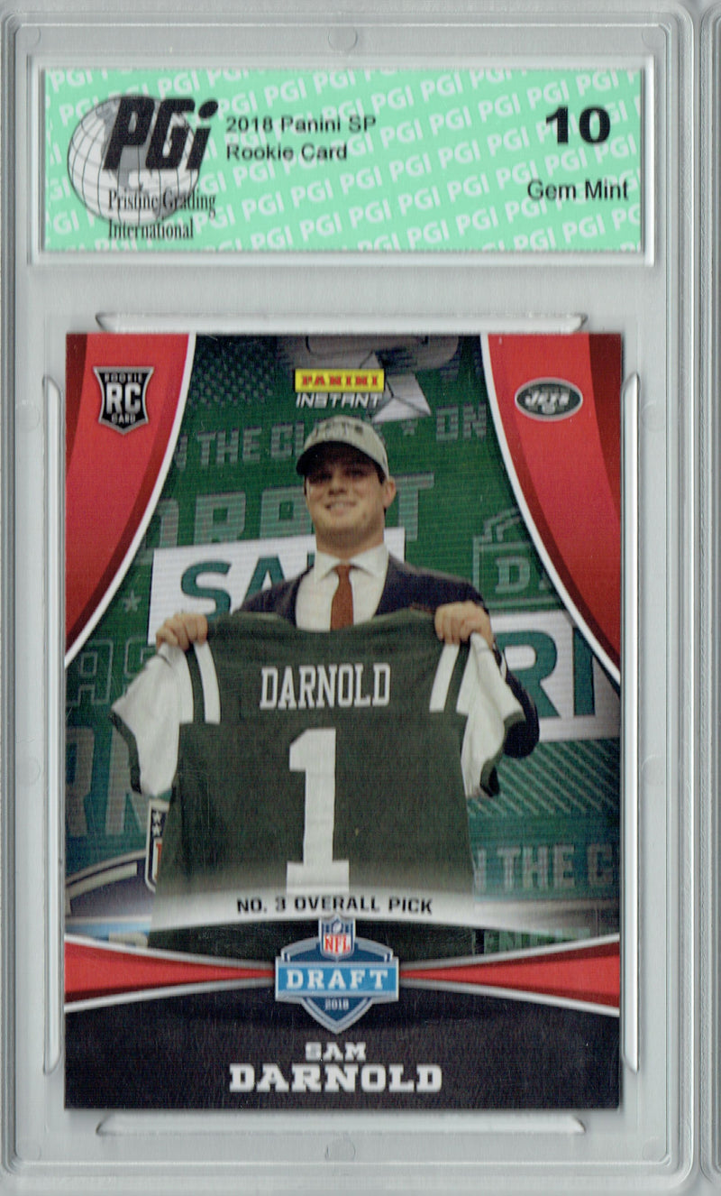 Sam Darnold 2018 Panini Draft Night #DP3 Only 368 Made Rookie Card PGI 10
