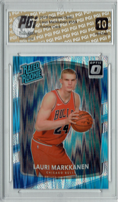 Lauri Markkanen 2017 Donruss Optic Flash #159 PRISTINE Rookie Card PGI 10