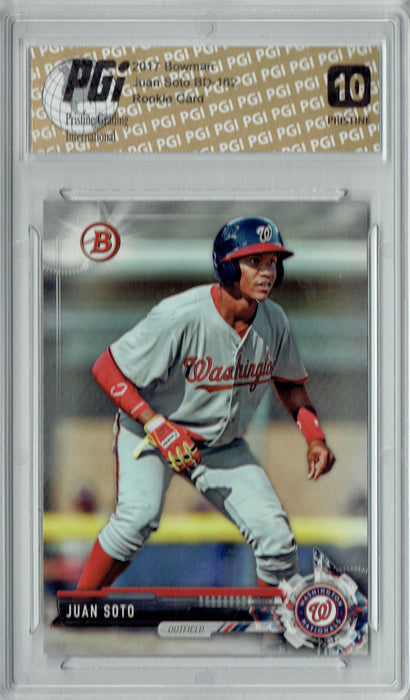 Juan Soto 2017 Bowman #BD-162 PRISTINE Rookie Card PGI 10