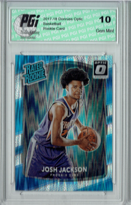 Josh Jackson 2017 Donruss Optic Flash Holo Refractor #197 Rookie Card PGI 10