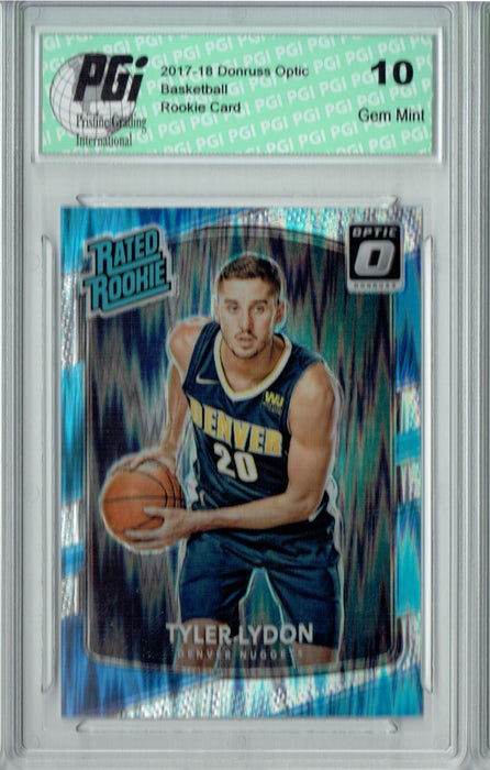 Tyler Lydon 2017 Donruss Optic Flash Holo Refractor #177 Rookie Card PGI 10