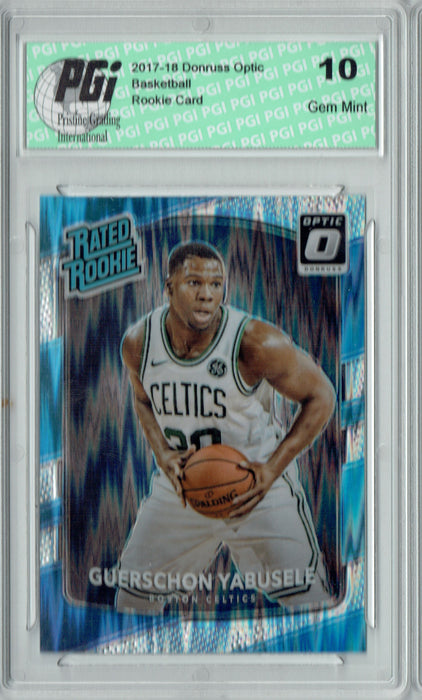 Guerschon Yabusele 2017 Donruss Optic Flash Holo SP #154 Rookie Card PGI 10