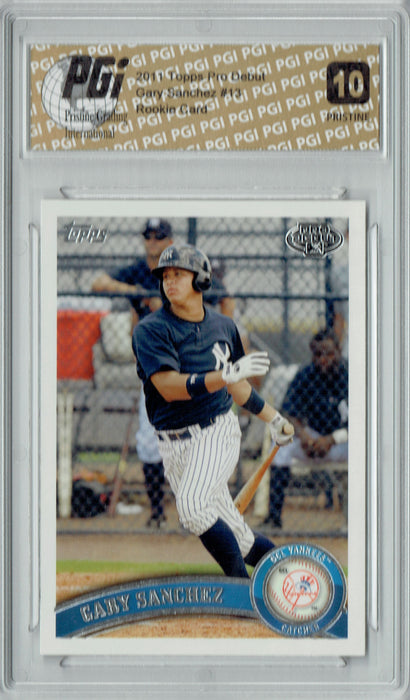 Gary Sanchez 2011 Topps Pro Debut #13 PRISTINE Rookie Card PGI 10