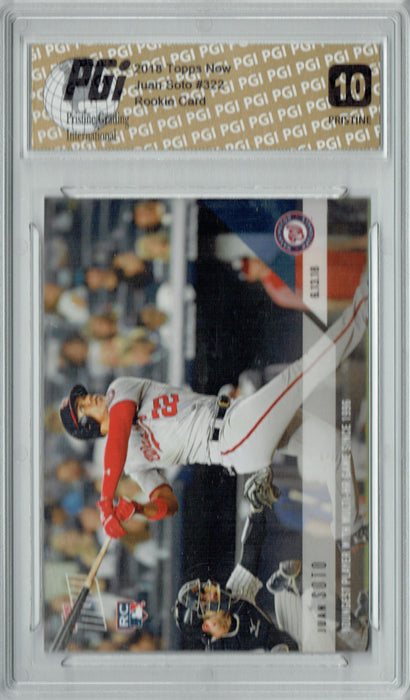 Juan Soto 2018 Topps Now #322 PRISTINE Multi HR Rookie Card PGI 10