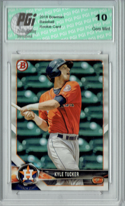 Kyle Tucker 2018 Bowman #BP55 Rookie Card PGI 10