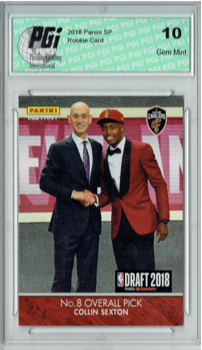 Collin Sexton 2018 Panini Instant #DN7 1/171, 1st Rookie Card Ever PGI 10