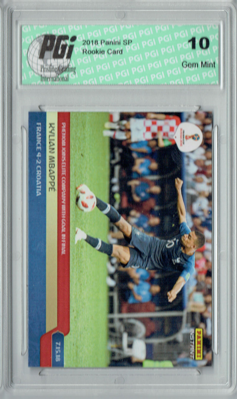 Kylian Mbappe 2018 Panini Instant #282 1 of 540 Made Rookie Card PGI 10
