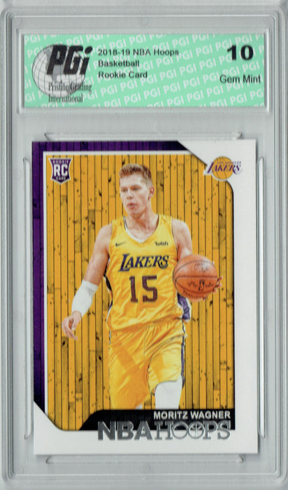 Moritz Wagner 2018 NBA Hoops #249 Rookie Card PGI 10