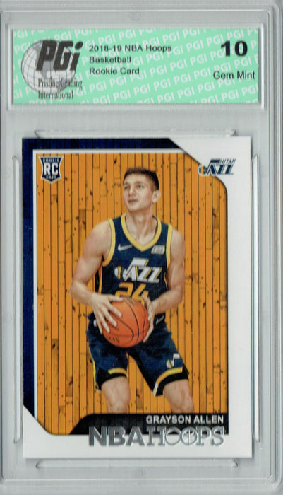 Grayson Allen 2018 NBA Hoops #247 Rookie Card PGI 10