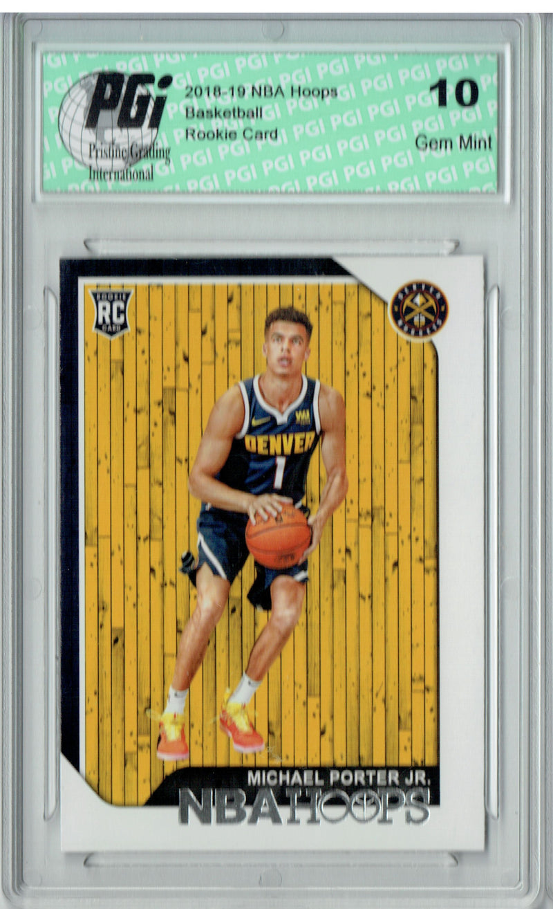 Michael Porter Jr. 2018 NBA Hoops #254 Rookie Card PGI 10
