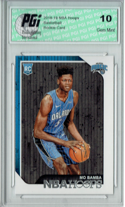 Mo Bamba 2018 NBA Hoops #260 Rookie Card PGI 10