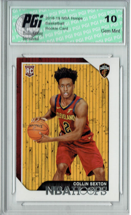 Collin Sexton 2018 NBA Hoops #280 Rookie Card PGI 10