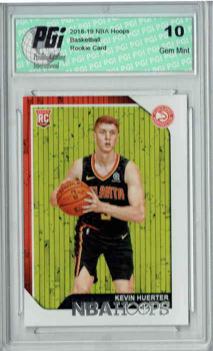 Kevin Huerter 2018 NBA Hoops #266 Rookie Card PGI 10