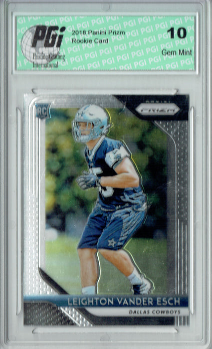 Leighton Vander Esch 2018 Panini Prizm #250 SP Rookie Card PGI 10