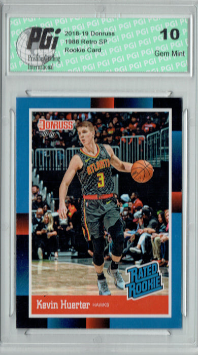 Kevin Huerter 2018 Donruss #RR17 1988 Rated Rookie Retro Rookie Card PGI 10