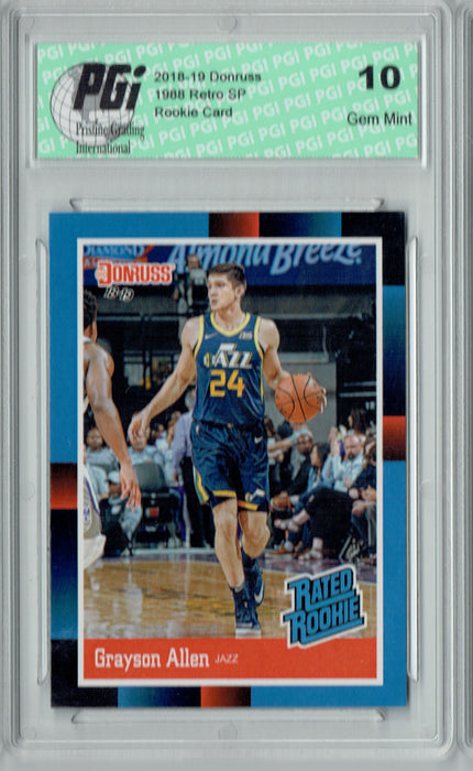 Grayson Allen 2018 Donruss #RR19 1988 Rated Rookie Retro Rookie Card PGI 10