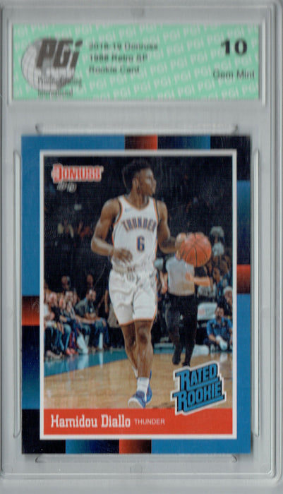 Hamidou Diallo 2018 Donruss #RR38 1988 Rated Rookie Retro Rookie Card PGI 10