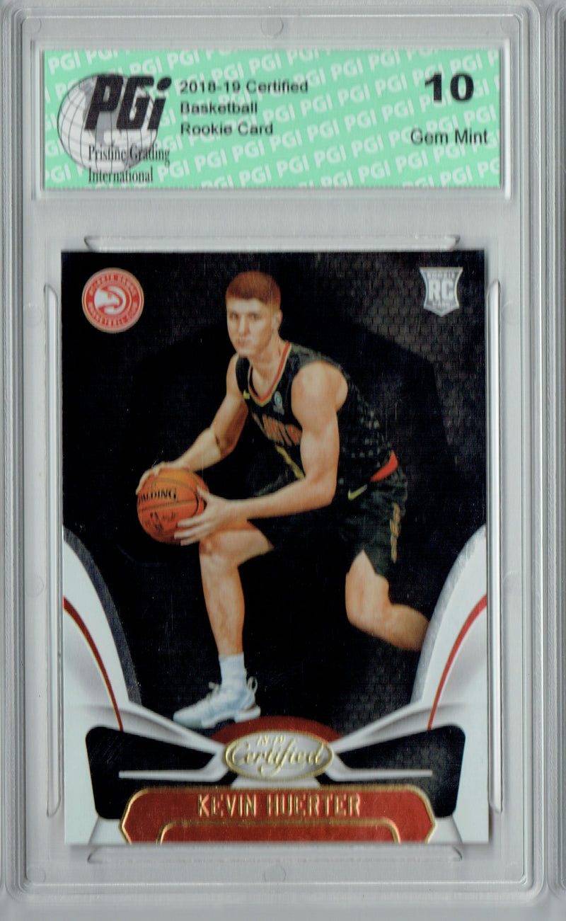 Kevin Huerter 2018 Panini Certified #169 Rookie Card PGI 10