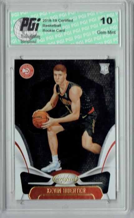 Kevin Huerter 2018 Panini Certified #169 Rookie Card PGI 10