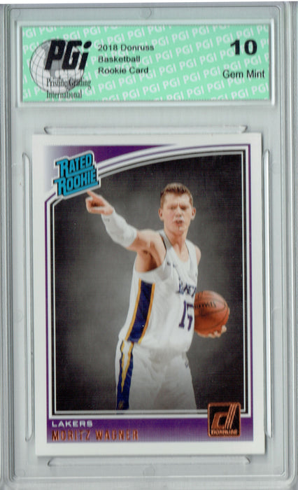 Moritz Wagner 2018 Donruss Basketball #197 Rookie Card PGI 10