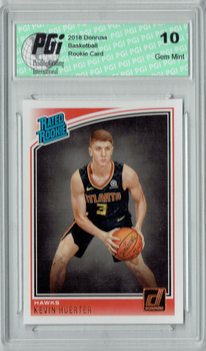 Kevin Huerter 2018 Donruss Basketball #184 Rookie Card PGI 10