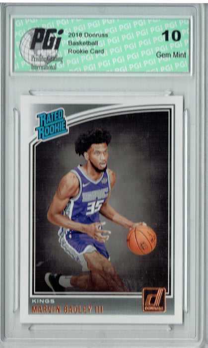 Marvin Bagley III 2018 Donruss Basketball #168 Rookie Card PGI 10