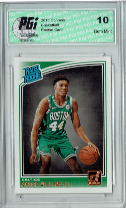 Robert Williams III 2018 Donruss Basketball #167 Rookie Card PGI 10