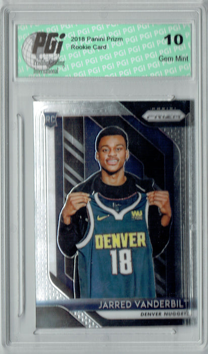 Jarred Vanderbilt 2018 Panini Prizm #42 Rookie Card PGI 10