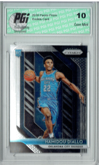 Hamidou Diallo 2018 Panini Prizm #9 Rookie Card PGI 10