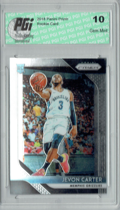 Jevon Carter 2018 Panini Prizm #76 Rookie Card PGI 10