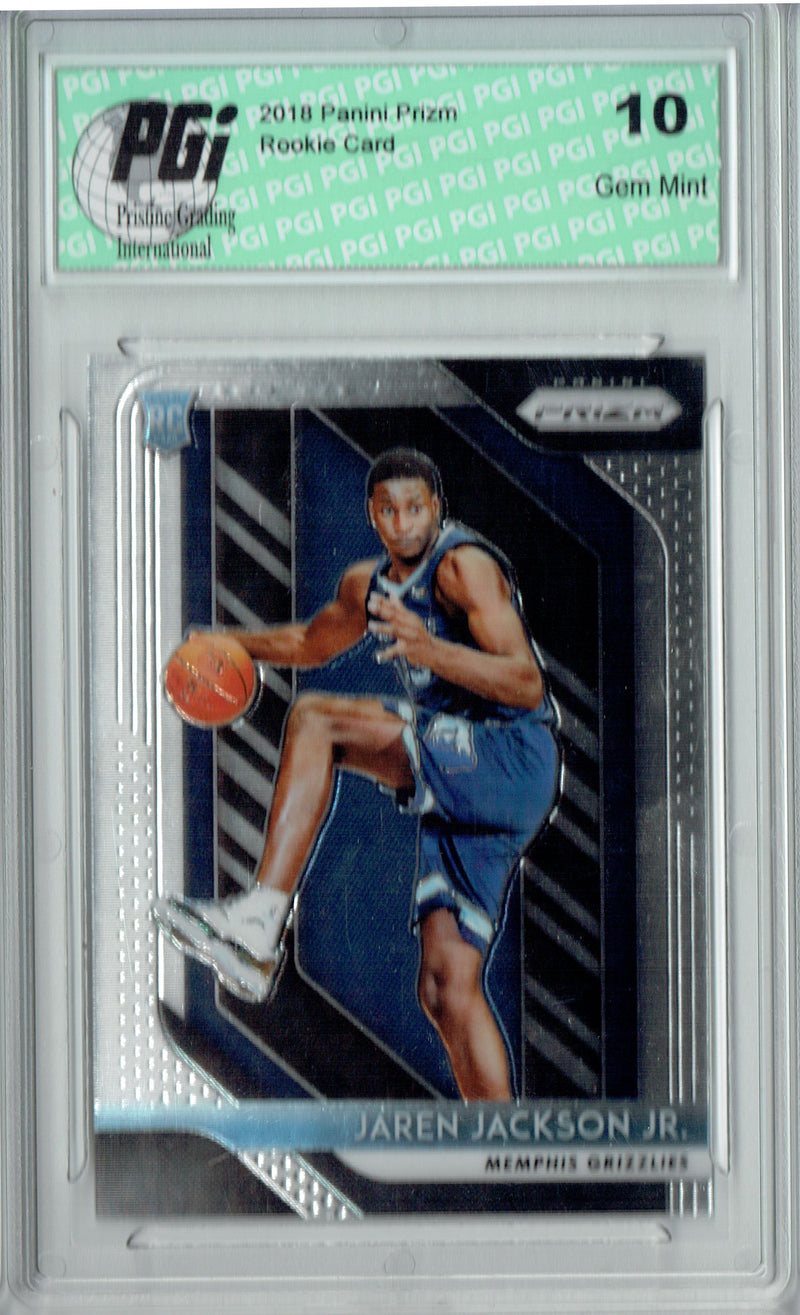 Jaren Jackson 2018 Panini Prizm #66 Rookie Card PGI 10