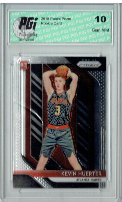 Kevin Huerter 2018 Panini Prizm #68 Rookie Card PGI 10